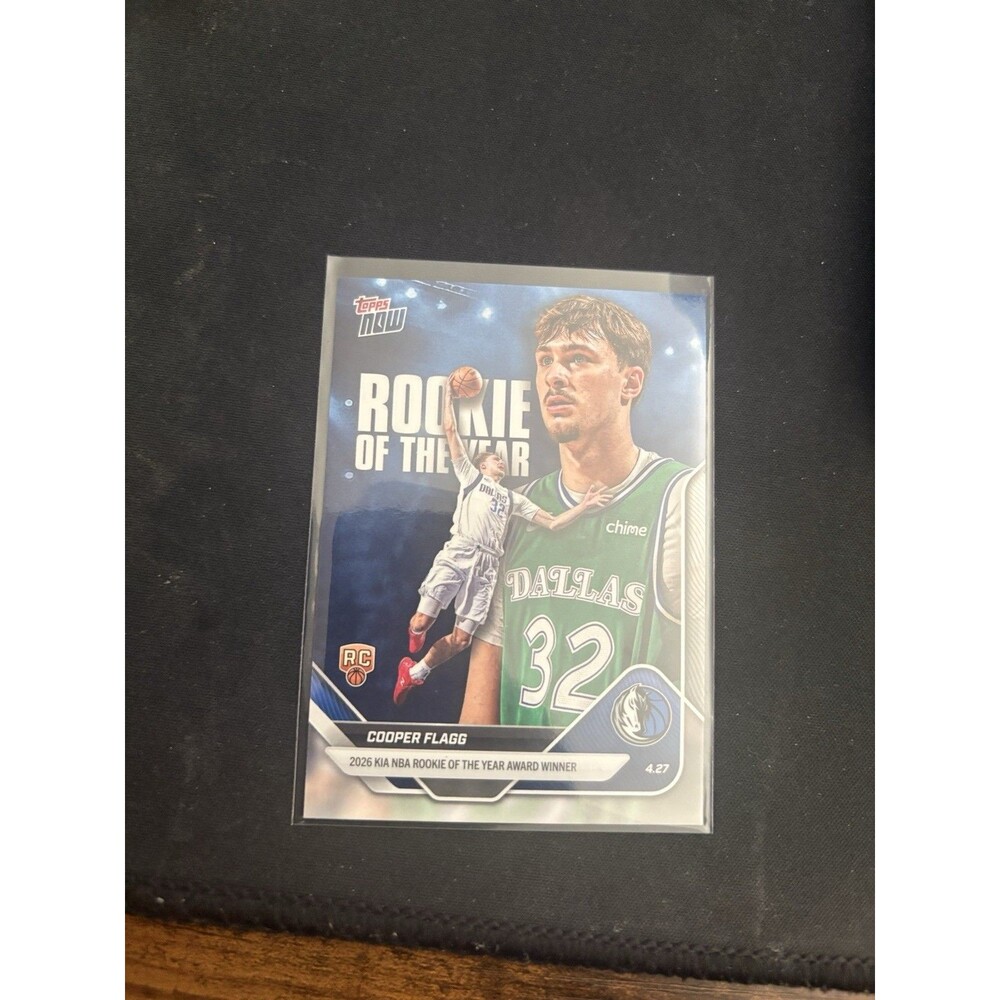 2026 Topps Now - Cooper Flagg ROOKIE OF THE YEAR Card
